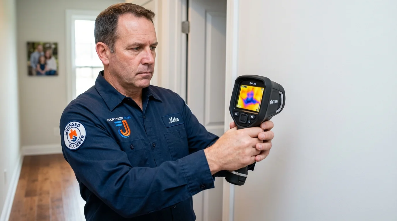 Thermal imaging leak detection by Johns Plumbing LLC in El Dorado